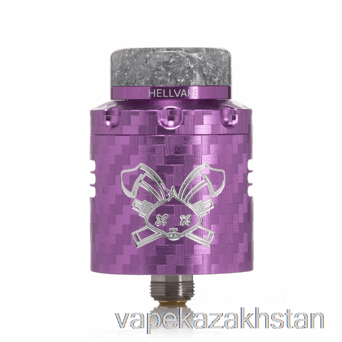 Vape Disposable Hellvape DEAD RABBIT V3 24mm RDA Purple Carbon Fiber